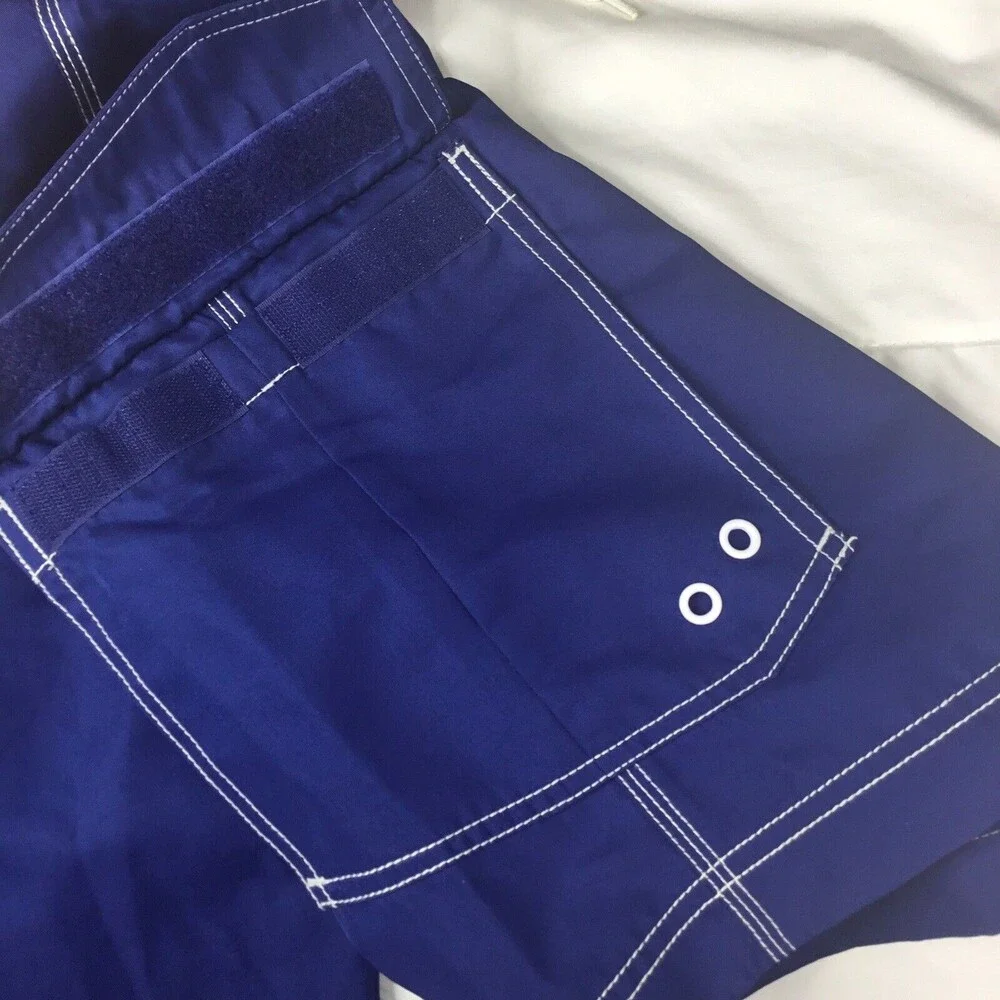 Swimmig Trucks Men size XL (35 36) Navy Blue Yellow UCLA Cargo Short Board